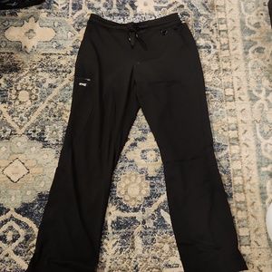 Womens black scrub pants